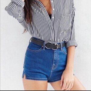 BDG Urban Outfitters Super High Rise Spade Pin Up denim shorts size 26w